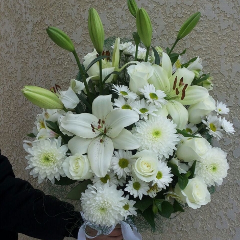 Букет "Белоснежка"